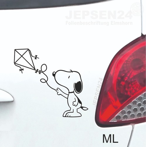 Aufkleber snoopy drachen - snoopy,