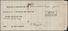 Preußen gerichtsfaltbrief - preußen,