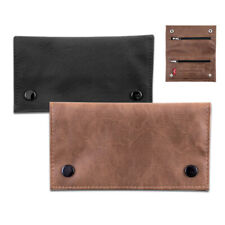 Tabaktasche | Schwarz | Braun | Tabakbeutel Drehtabak Feinschnittbeutel