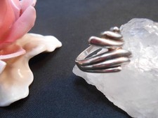 Silberring Ring Sterlingsilberring Handarbeit 52 (16,5 mm Ø) Stempel 925 