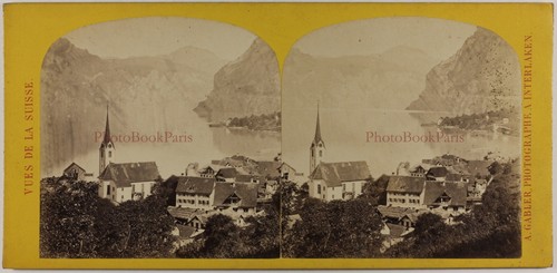 Schweiz flüelen uri see c1865 - see,