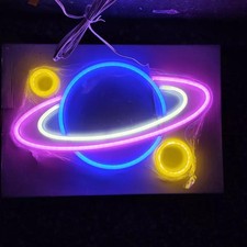 Neon LED Schild USB Licht Wand Deko Leuchte Gaming Setup Streamer Beleuchtung