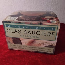 GLAS-SAUCIERE Mundgeblasene