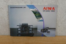 AIWA 1986 Vintage Katalog mit