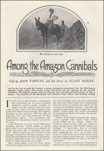 Among the amazon cannibals - the,
