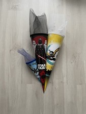 Schultüte Zuckertüte Set 3 Star Wars Bagger Drachenzähmen Stück 50 und 22,5 cm