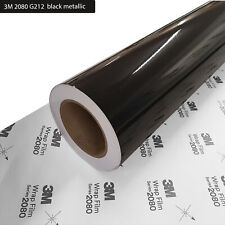 47,13€/m² Autofolie Carwrapp black gloss metallic 3M 2080™ G212 Folie 152cmx30cm
