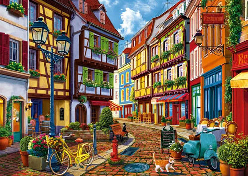 Puzzle nostalgische - puzzle, (2000