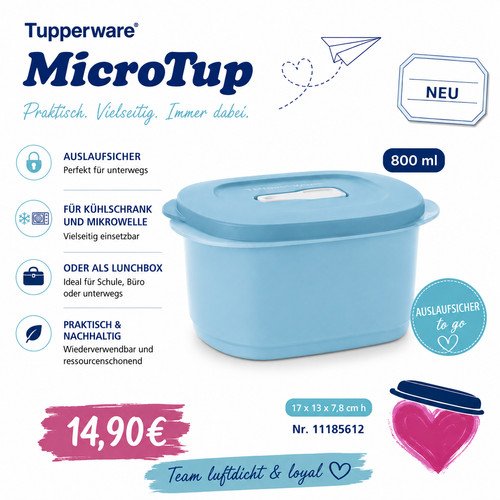 Tupperware microtup 800 - tupperware,