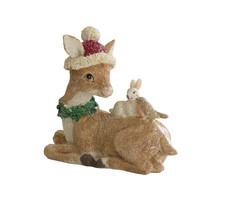 Reh Rehkitz Mütze Hase Vogel