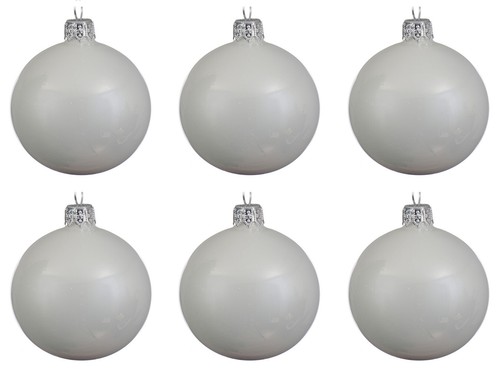 Weihnachtskugeln 6cm glas - 6cm,