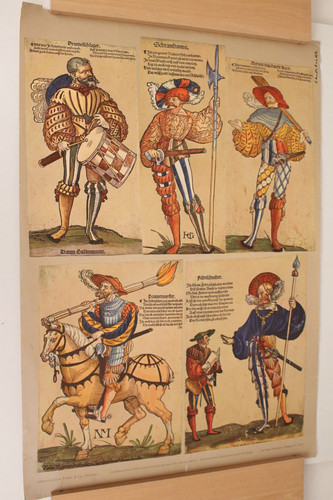 Landsknechte schulwandbild - landsknechte,