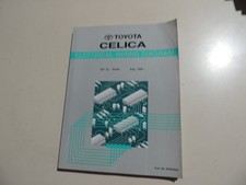 Schaltpläne Electrical wiring digram Toyota CELICA T23 ZZT230, 231 08.1999