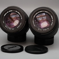2x SIGMA UC ZOOM 70-210mm - NIKON Bajonett
