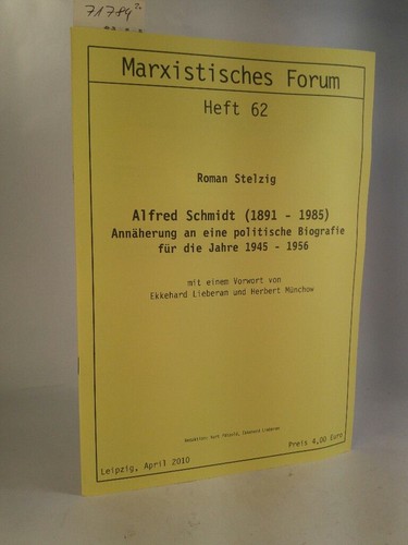 Marxistisches forum heft 62 - -,