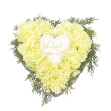 Grabgesteck Weidenherz D. 25cm