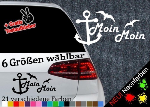 Moin aufkleber - moin,