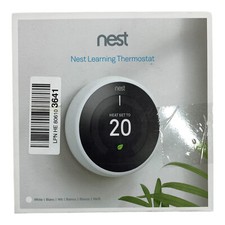 Nest Selbstlernendes Thermostat, 3. Generation, weiß, T3020GB