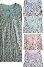 Damen Nachthemd Lang Spitze