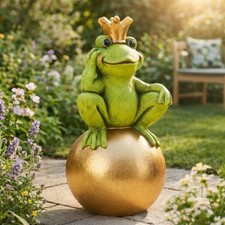 Froschkönig Figur auf