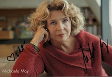 Michaela May signiert Original