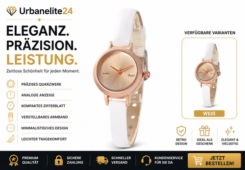 Armbanduhr damen analog quarz - damen,