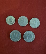 1 5 10 Pfennig DDR 5 Münzen Deutsche Demokratische Republik Ost Nostalgie Lot