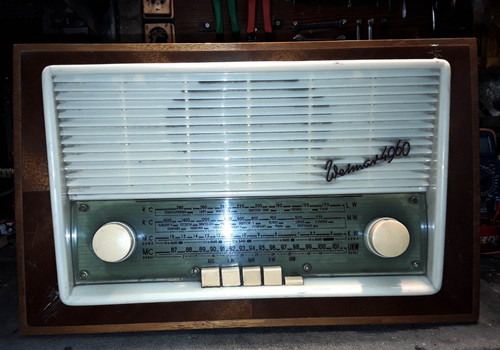 Radio rft röhrenradio weimar - radio,