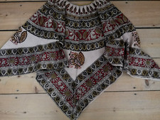 Teller Überwurf Poncho  Strand Poncho BOHO Lagenlook