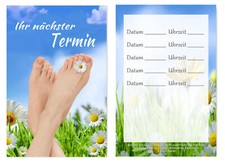 100 x Hochwertige Terminkarten