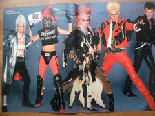 SIGUE SIGUE SPUTNIK + BANGELS --- Bravo-Mittel-Poster 42 x 28 cm Clipping C 196