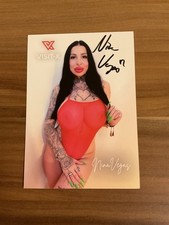 Nina Vegas Autogrammkarte VISIT-X Venus 2025 , Erotik Porno