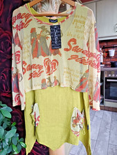 Lagenlook Tunika mit Überhang