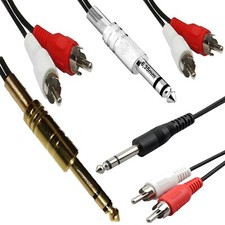 Insert Kabel Cinch RCA Stecker