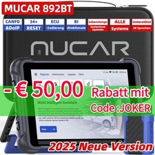 2025 MUCAR 892BT KFZ Diagnosegerät Auto OBD2 Scanner 34+ Dienstleistungen NEW