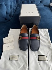 Gucci Loafer Blau/Rot Neu! Gr. 38 Mit  Tags, Rechnung