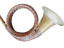 Jagdhorn, Franz Hirschberg, königlicher Großherzog, Breslau von 1870 Original