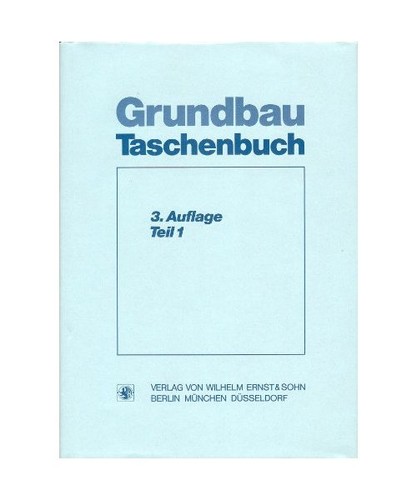 Grundbau taschenbuch 3 - taschenbuch:,