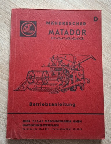 Claas mähdrescher matador - claas,