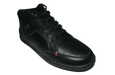 Hub Footwear Kingstone Schnürschuhe Sneaker Boots Leder Schwarz Gr. 42 UK 8 neu