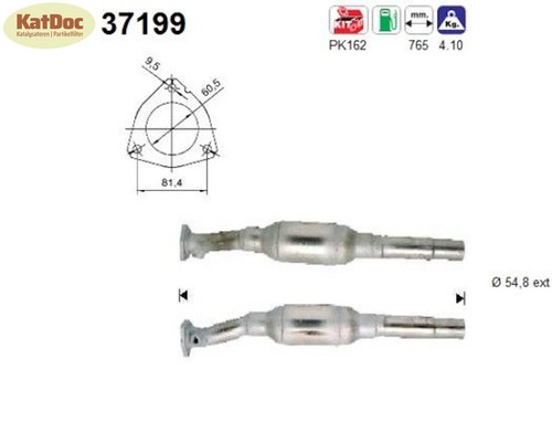 Katalysator für seat - katalysator,