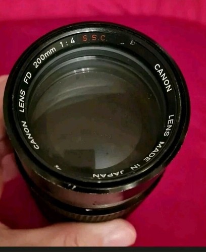 Canon lens 200 1 4 - fd, 1:4