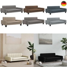 Hundecouch Hundebett Hundesofa Stoff/Kunstleder Haustier Hunde Bett 70/90cm 