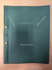 Deutz Ersatzteil-Preisliste 1956 Traktor schlepper MK10