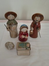 Krippenfiguren Keramik Einzelteile nicht vollständig bis 13,5 cm hoch