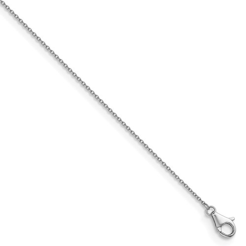 Platin poliert mm massive - poliert, 0,90
