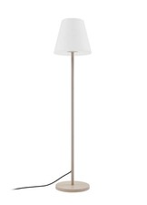 Lucande Terrassenleuchte Jaimy, beige, Metall, 150 cm, E27