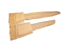 Halterlose Strümpfe Wetlook