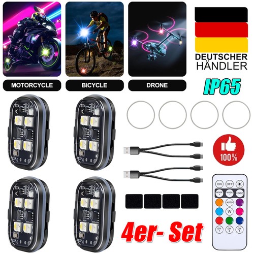 4er set rgb auto - 4er-set, led