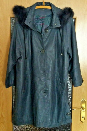 Ledermantel leder mantel jacke - leder,